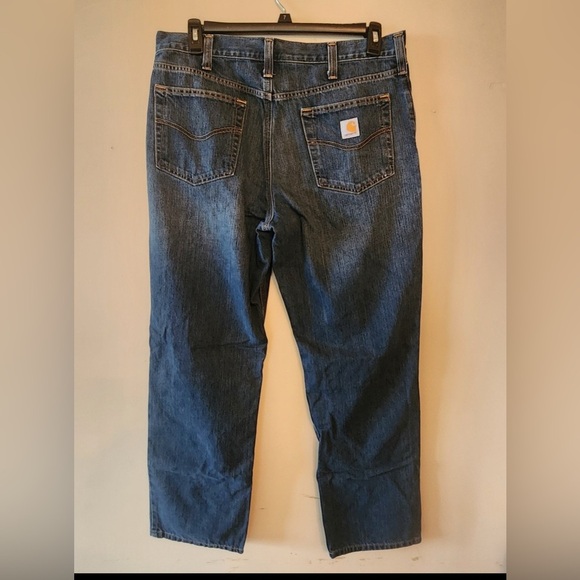 Carhartt Jeans Men's Size 36X32 Relaxed Fit 101483 968 Denim - Picture 2 of 4
